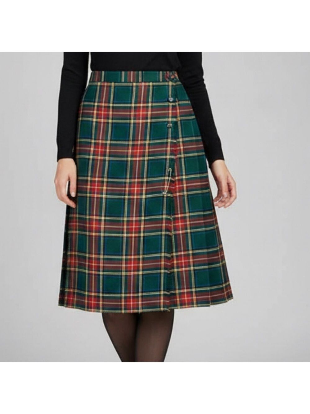 Vintage Bonda Nova Scotia Tartan Wool Pleated Kilt